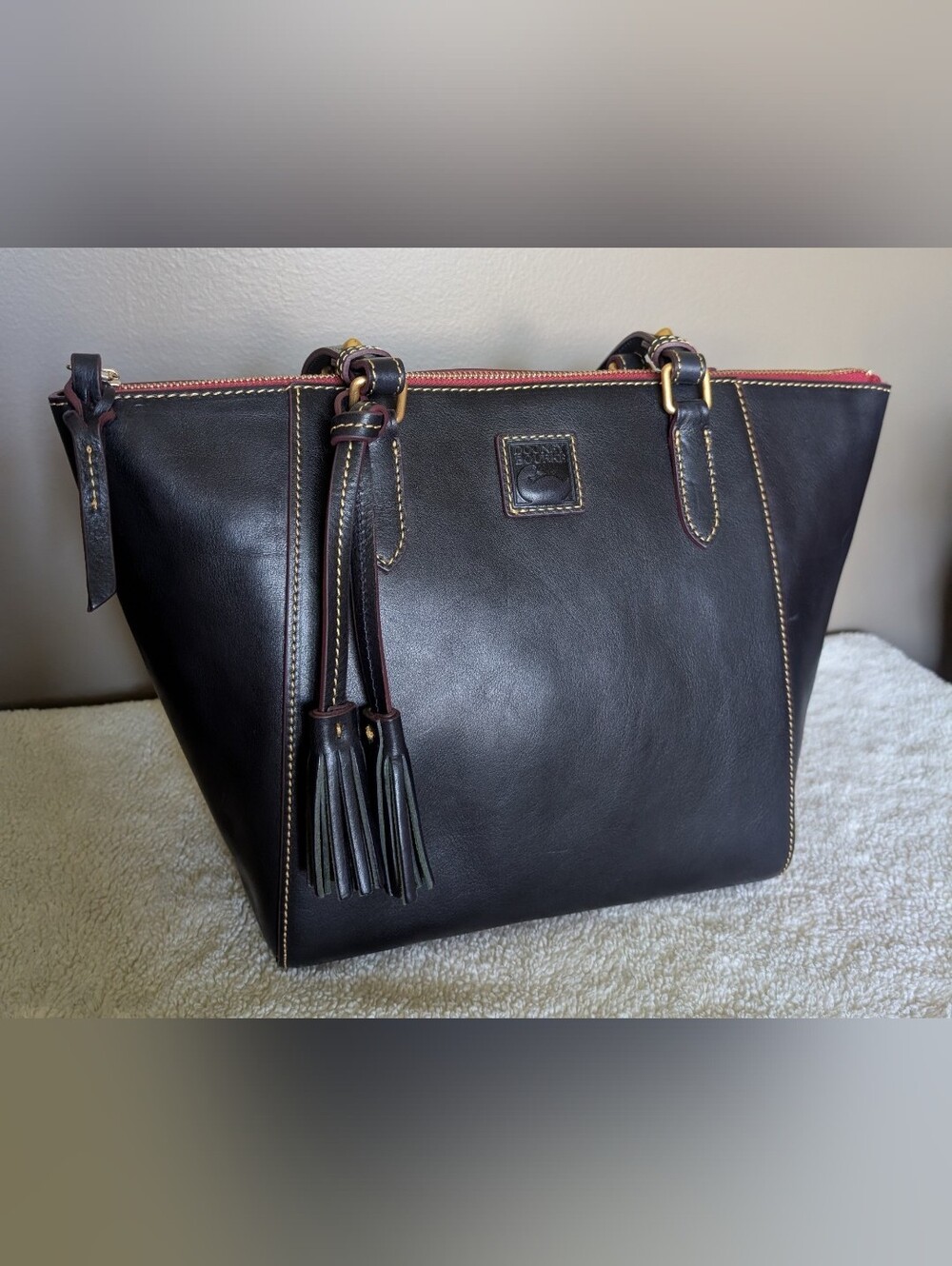 Dooney & Bourke Navy Florentine Tote